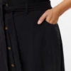 Jupe midi taille haute en velours côtelé Vmvilja