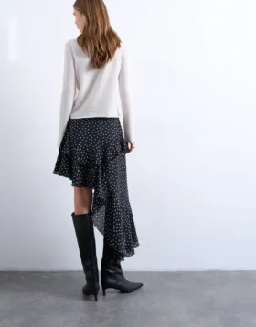 Jupe midi taille haute Tsminna