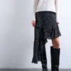 Jupe midi taille haute Tsminna