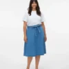 Jupe midi taille haute Vmcjolene