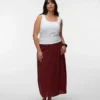Jupe midi taille haute Vmcmymilo