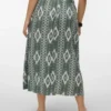Jupe midi taille haute Vmcmymilo