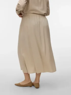 Jupe midi taille haute Vmcmymilo