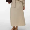 Jupe midi taille haute Vmcmymilo