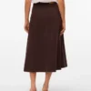 Jupe midi taille haute Vmfilia