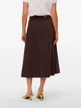 Jupe midi taille haute Vmfilia