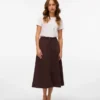 Jupe midi taille haute Vmfilia