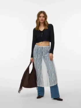Jupe midi taille haute Vmharper