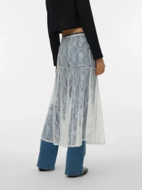 Jupe midi taille haute Vmharper