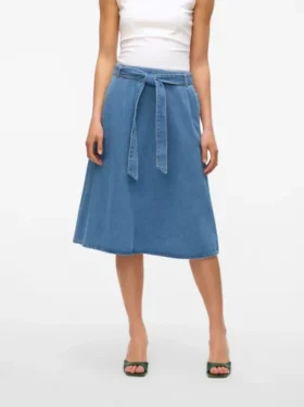 Jupe midi taille haute Vmjolene
