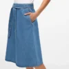 Jupe midi taille haute Vmjolene