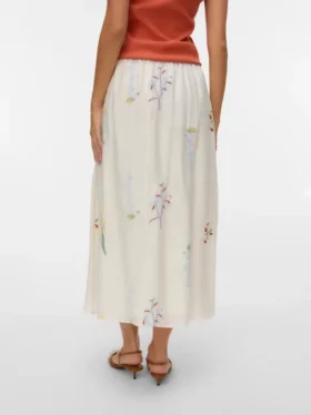 Jupe midi taille haute Vmlina
