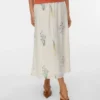 Jupe midi taille haute Vmlina
