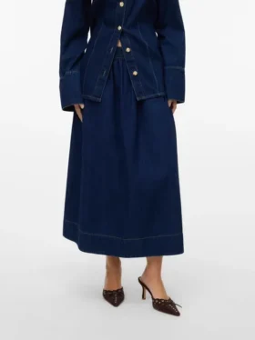 Jupe midi taille haute Vmmaiken