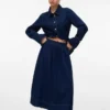 Jupe midi taille haute Vmmaiken
