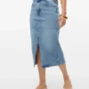 Jupe midi taille haute Vmnatalie