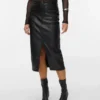Jupe midi taille haute Vmnatalie