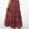 Jupe midi taille haute Vmrikke