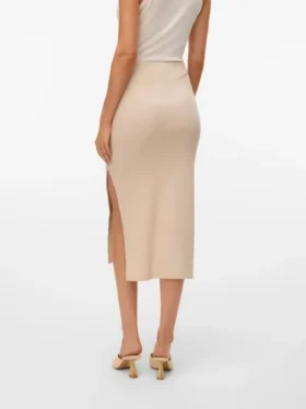Jupe midi taille haute Vmsofia