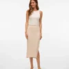 Jupe midi taille haute Vmsofia