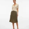 Jupe midi taille haute Vmsunny