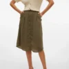 Jupe midi taille haute Vmsunny