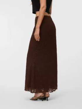 Jupe midi taille haute Vmtalula