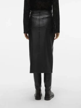 Jupe midi taille haute Vmveri