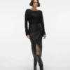 Jupe midi taille haute Vmveri