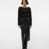 Jupe midi taille haute Vmveri