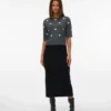 Jupe midi à taille mi-haute Vmbrisa