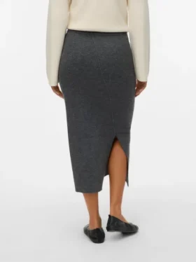 Jupe midi à taille mi-haute Vmbrisa