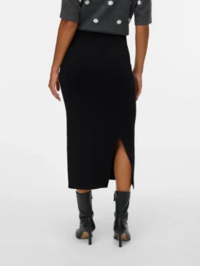 Jupe midi à taille mi-haute Vmbrisa