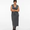 Jupe midi taille mi-haute Vmcbrisa