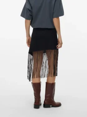 Jupe midi à taille mi-haute Vmfreja