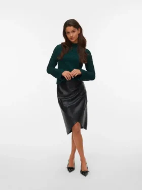 Jupe midi taille mi-haute Vmgawn