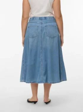 Jupe midi taille mi-haute Vmhilla