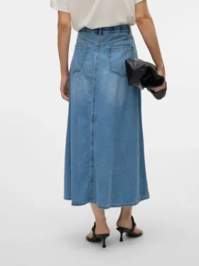 Jupe midi taille mi-haute Vmhilla