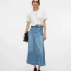Jupe midi taille mi-haute Vmhilla