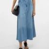Jupe midi taille mi-haute Vmhilla