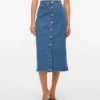 Jupe midi taille mi-haute Vmnatty