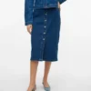 Jupe midi taille mi-haute Vmnatty