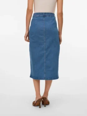 Jupe midi taille mi-haute Vmnatty