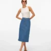 Jupe midi taille mi-haute Vmnatty