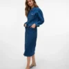 Jupe midi taille mi-haute Vmnatty