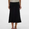 Jupe midi taille mi-haute Vmroper