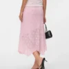 Jupe midi taille mi-haute Vmrosie
