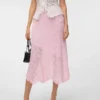 Jupe midi taille mi-haute Vmrosie