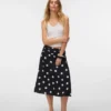 Jupe midi à taille mi-haute Vmtora