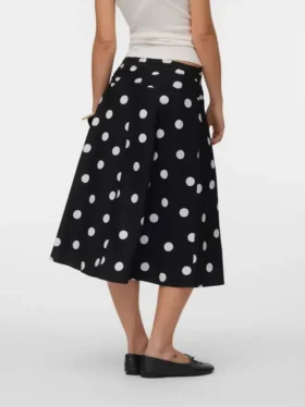 Jupe midi à taille mi-haute Vmtora